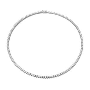 13 carat Diamond Moissanite Tennis Necklace